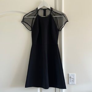 Zara black mini dress